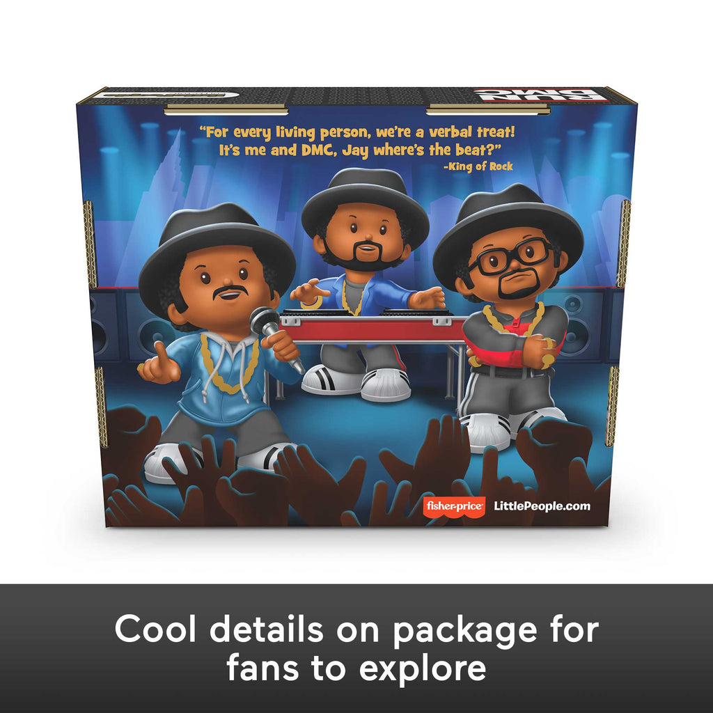 Fisher-Price Little People Collector Run DMC Special Edition Figure Set, 3 Figurines