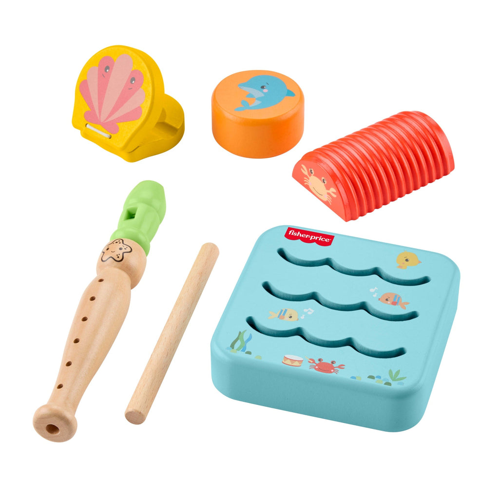 Coffret Cadeau Musical en Bois Amis de L’Océan Fisher-Price®