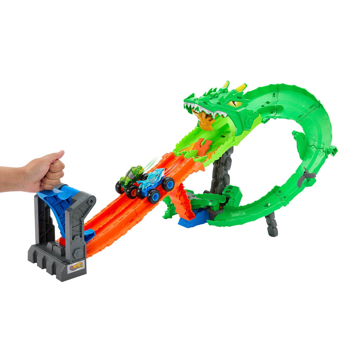 Hot Wheels Monster Trucks Démolition du Dragon