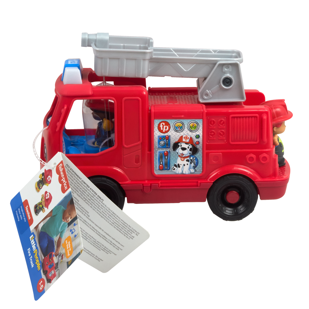 Little People Brinquedo para Bebês Caminhão de Bombeiros Médio