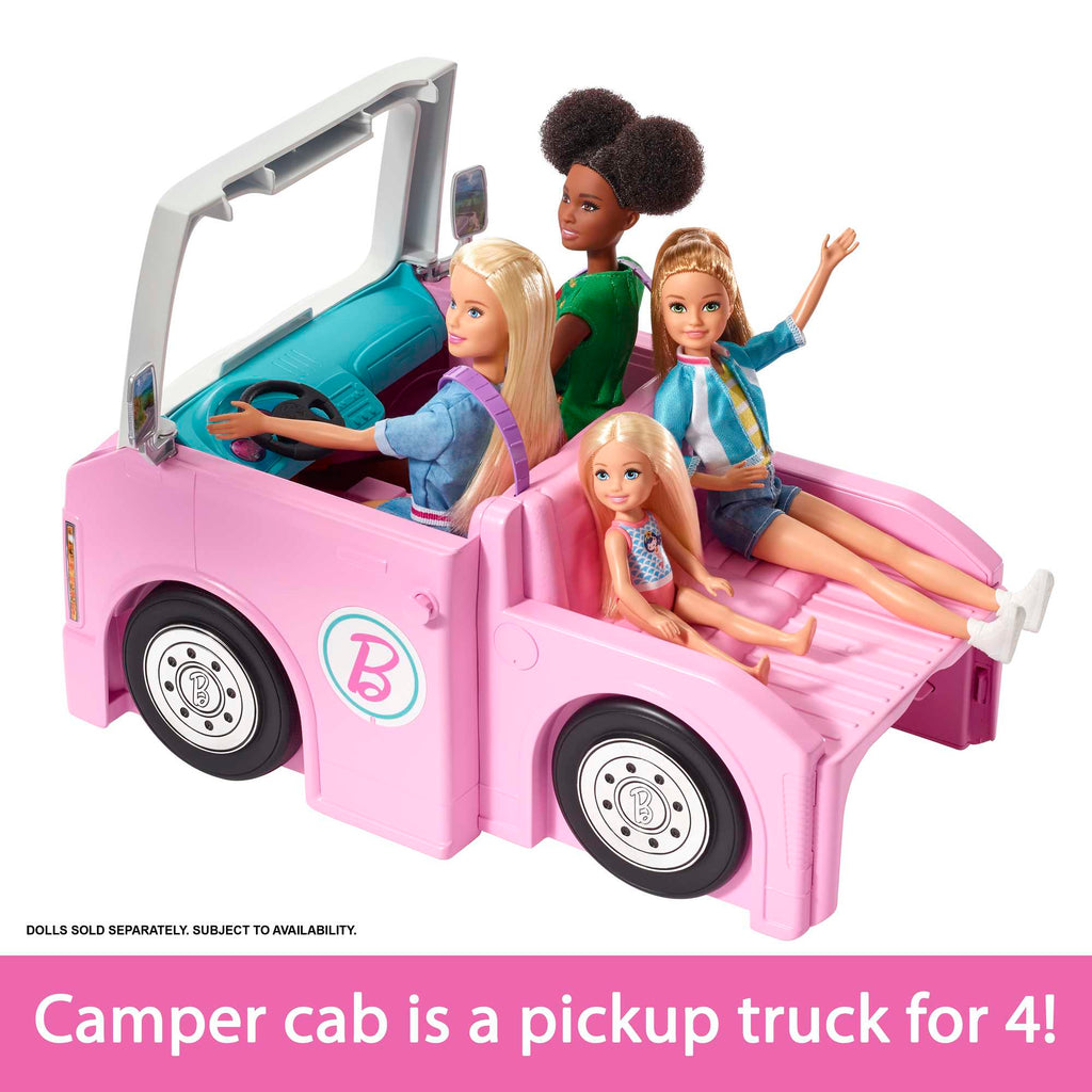 Barbie 3-in-1 Dreamcamper Vehicle And Accessories