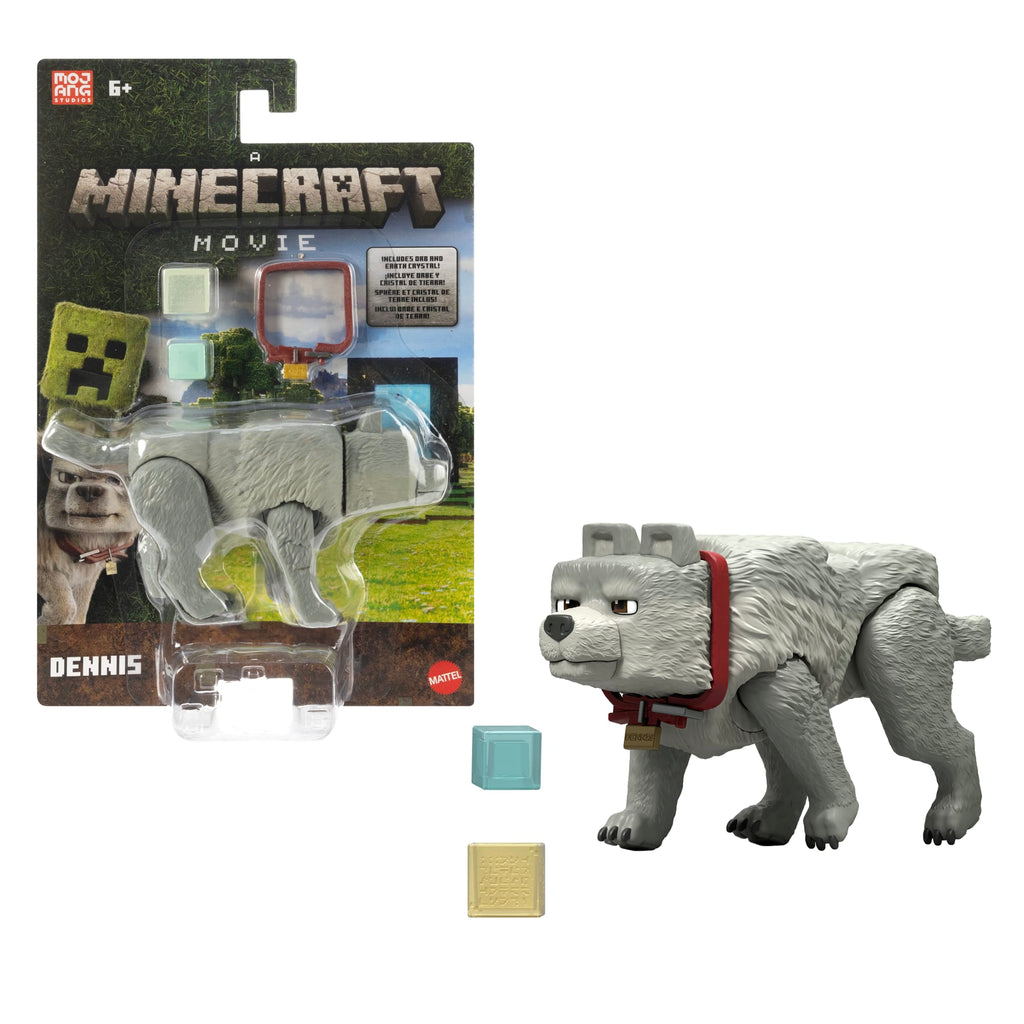 Minecraft – Figurine Articulée de 8,25 Cm et Access. – dennis Le Loup