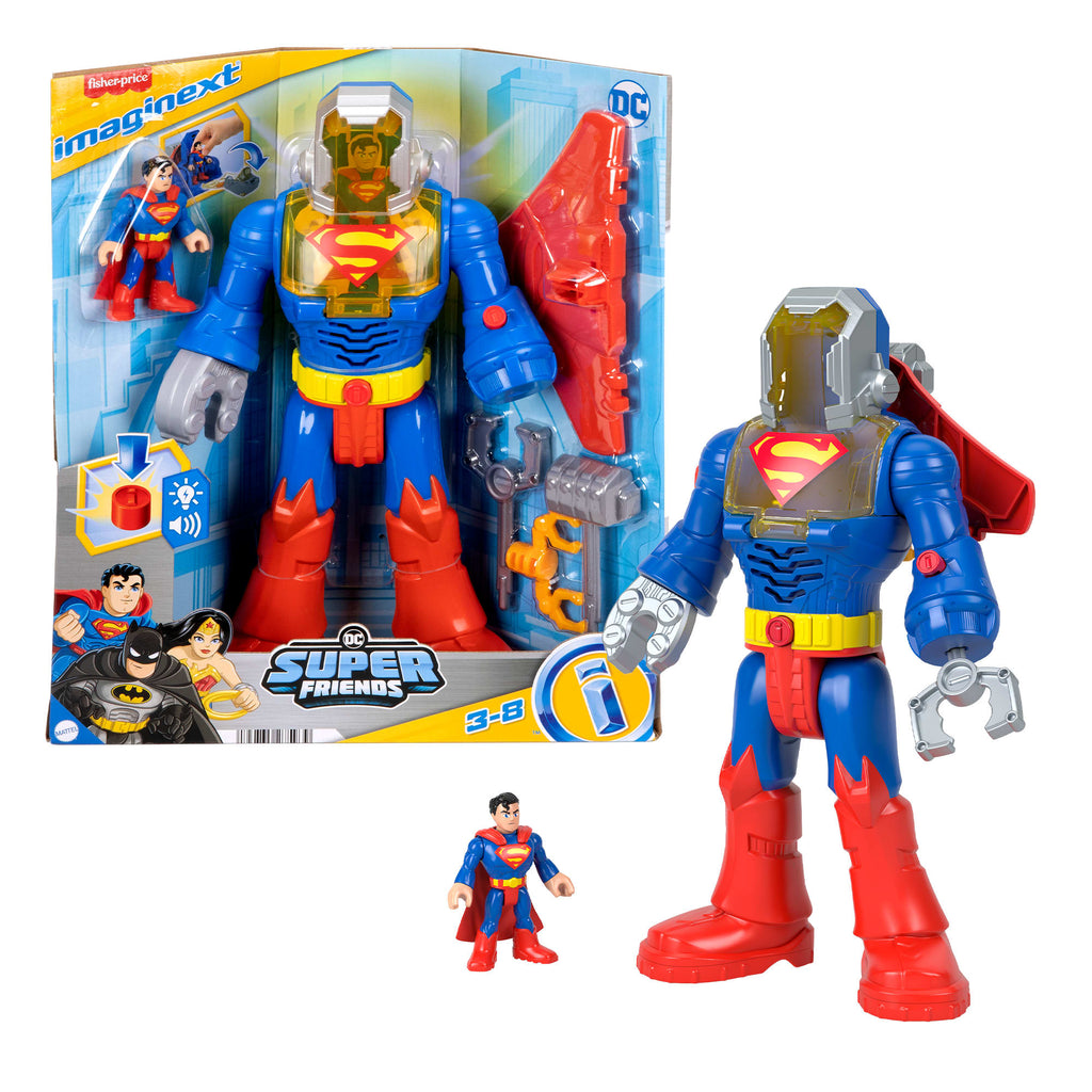 Imaginext DC Super Friends Figura de Acción Superman Insider