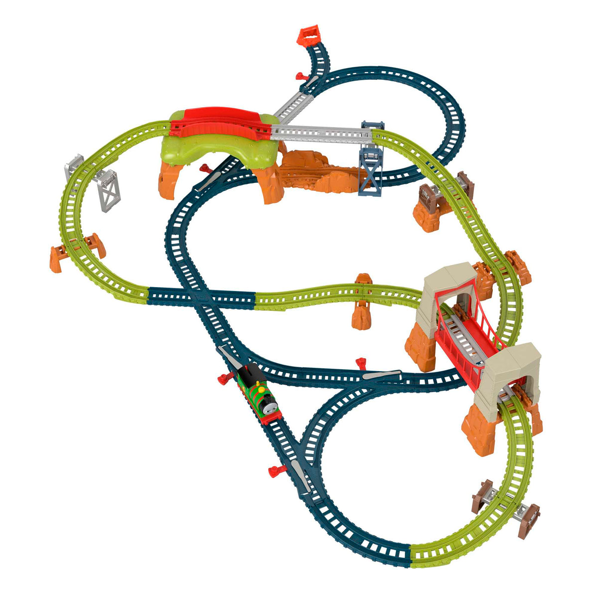 Thomas & Friends Pista de Juguete Percy 6 en 1