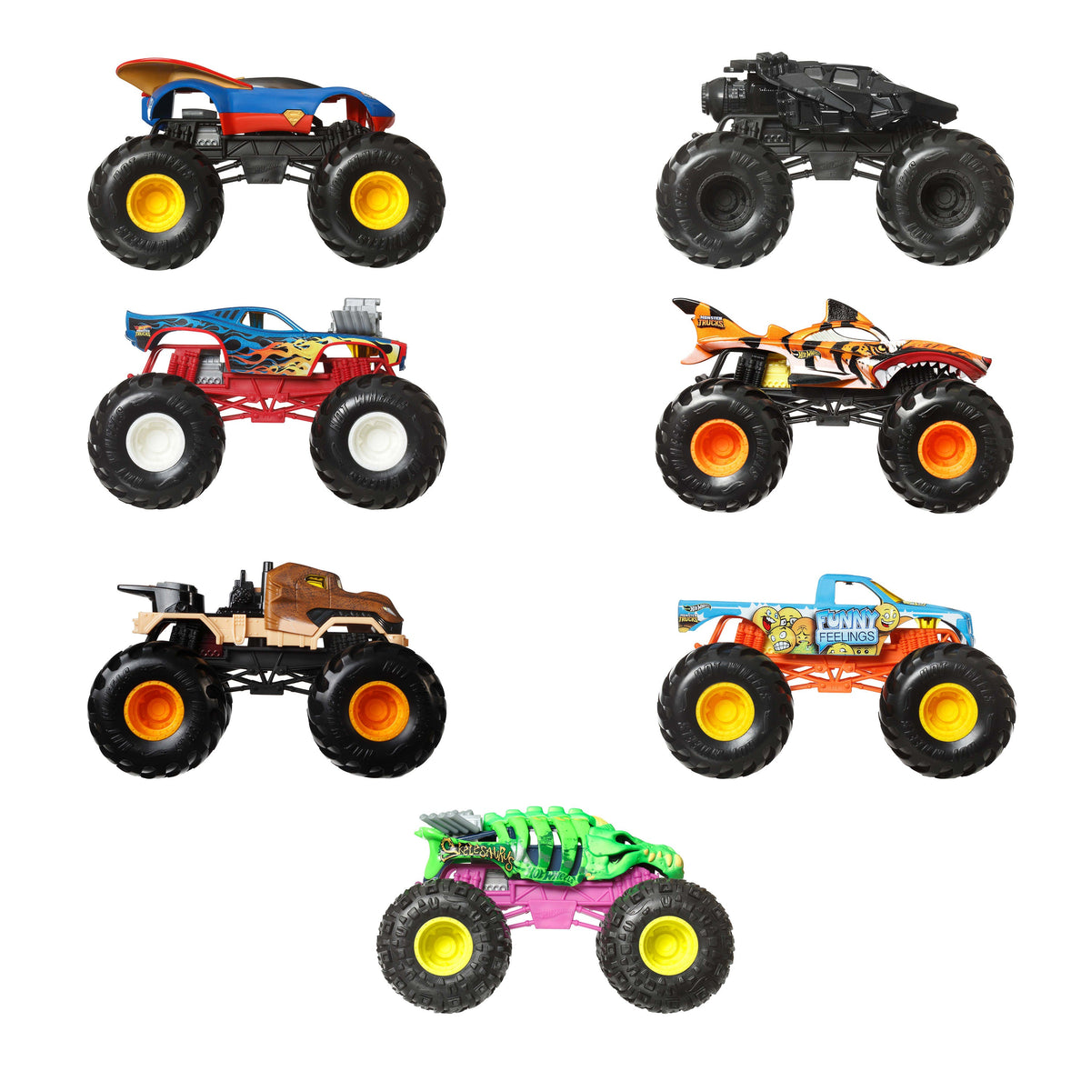 Hot Wheels Monster Trucks, Oversized Monster Truck in 1:24 Scale