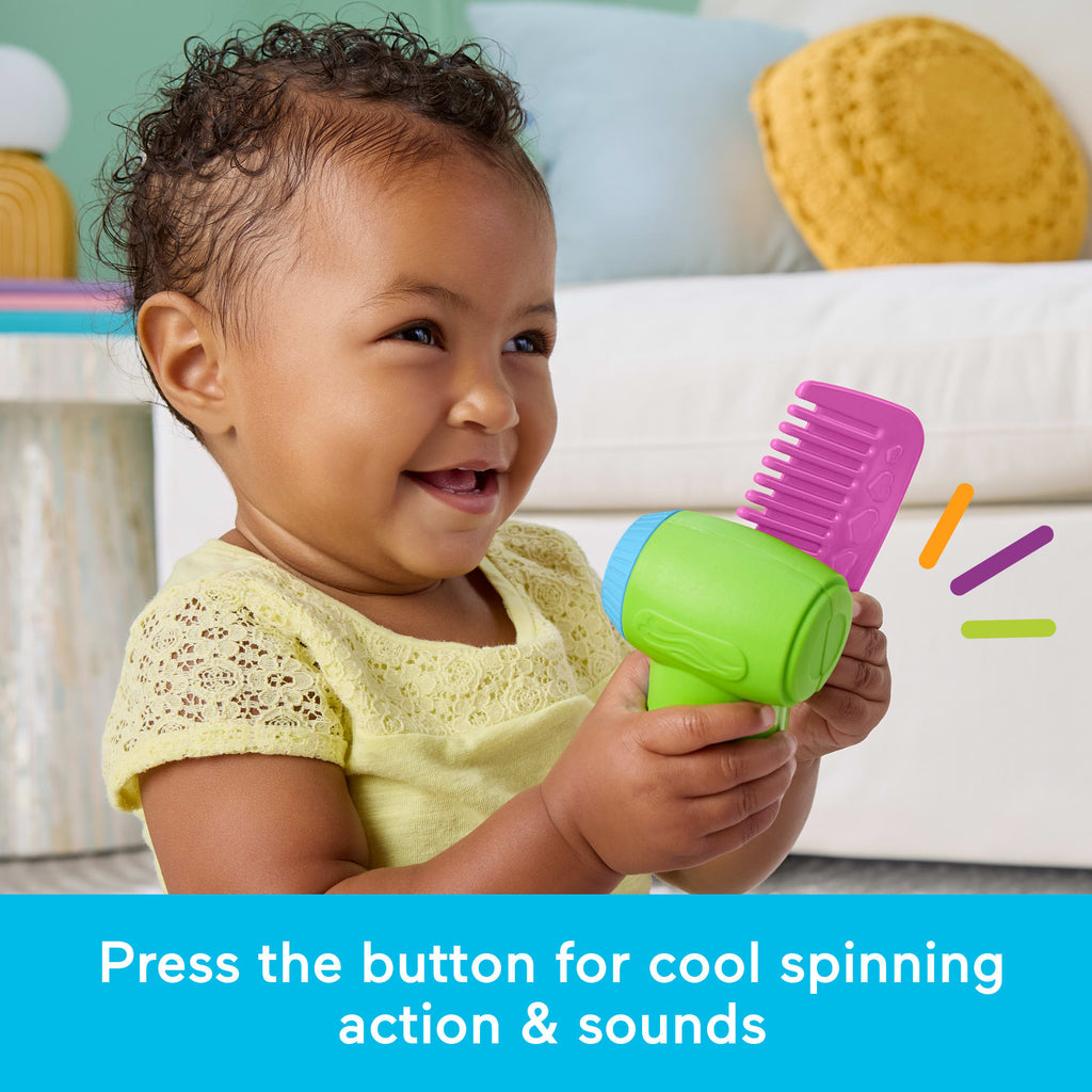 Fisher-Price Laugh & Learn Let's Get Ready Vanity Musical Playset For Baby & Toddler, Multilanguage Version
