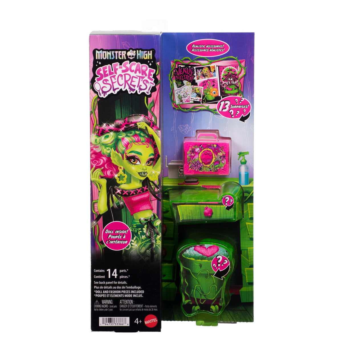Monster High Coffret Secrets de Beauté Terreur & Bien-Être Venus Mcflytrap