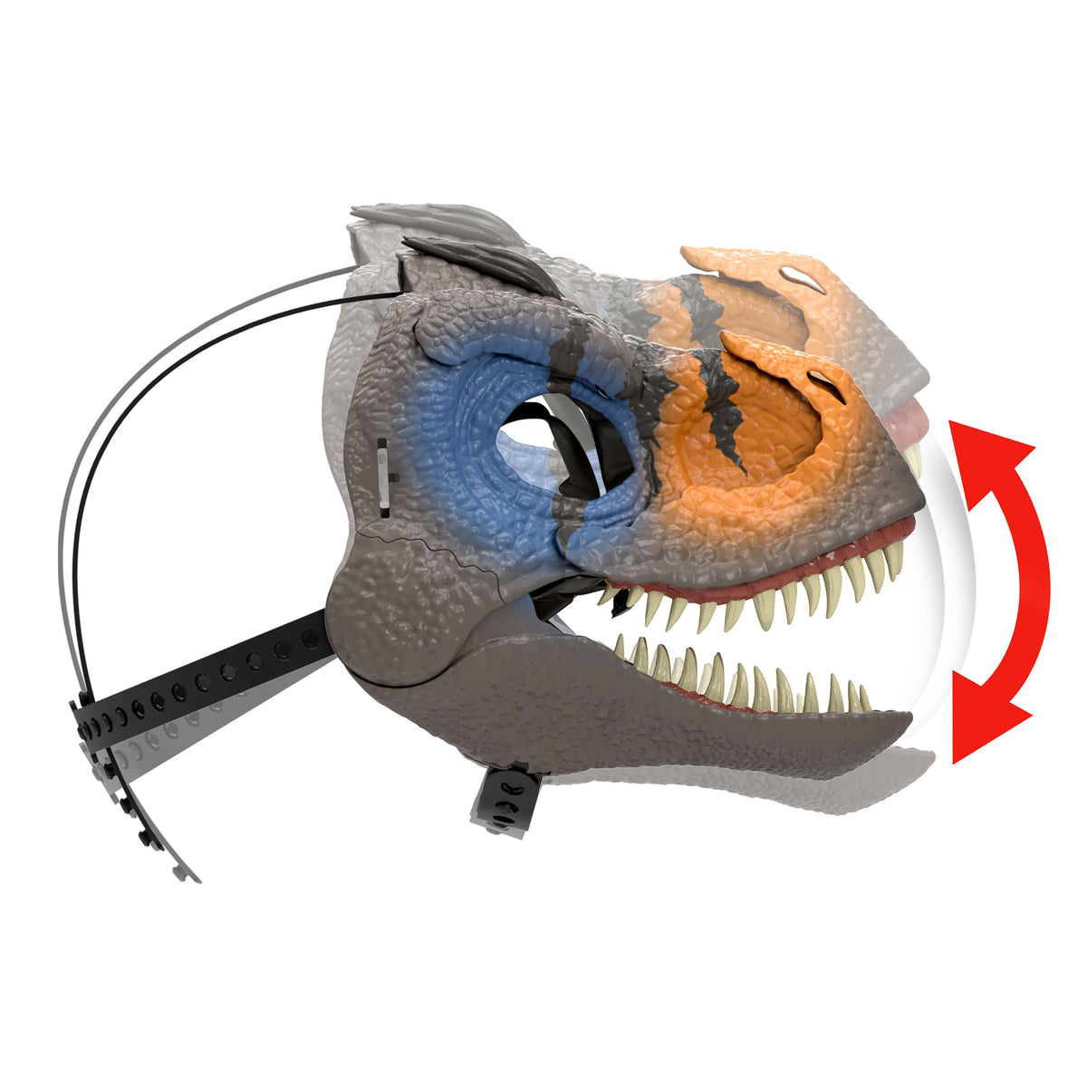 Jurassic World Snarlin Sounds Velociraptor Mask With Roar & Growl Sounds, Dinosaur Head