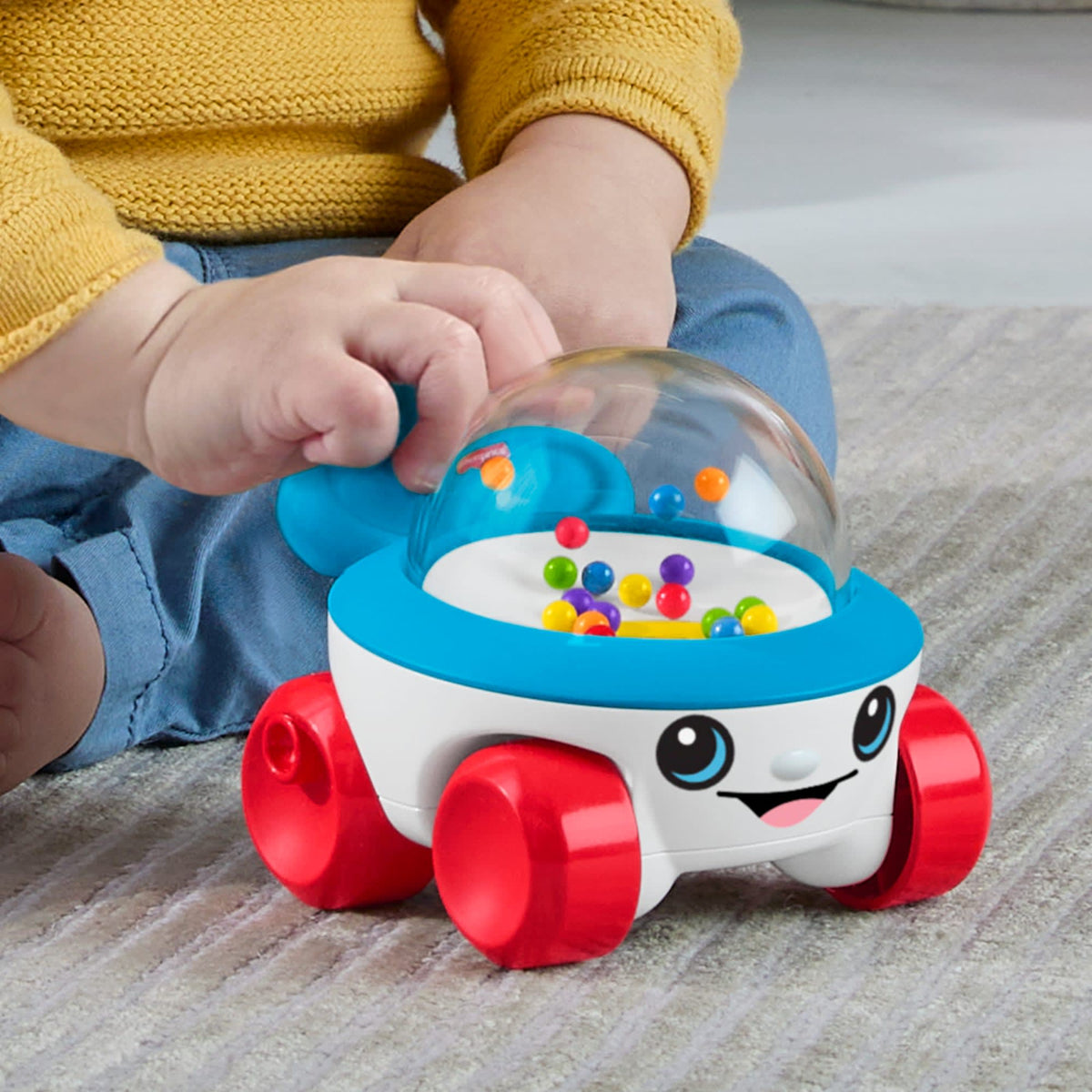 Fisher-Price-Véhicule à Pousser à Billes Pour Bébé et Tout-Petit