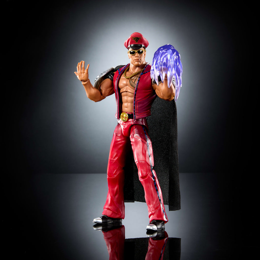 Wwe X Street Fighter Figurine Articulée The Rock Final Boss