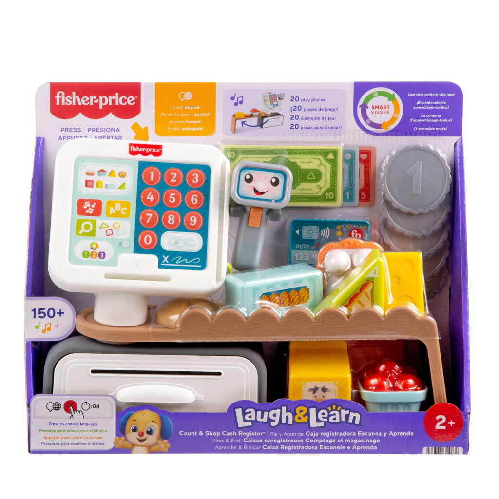 Fisher-Price Rires et Éveil Caisse enregistreuse Comptage et Magasinage