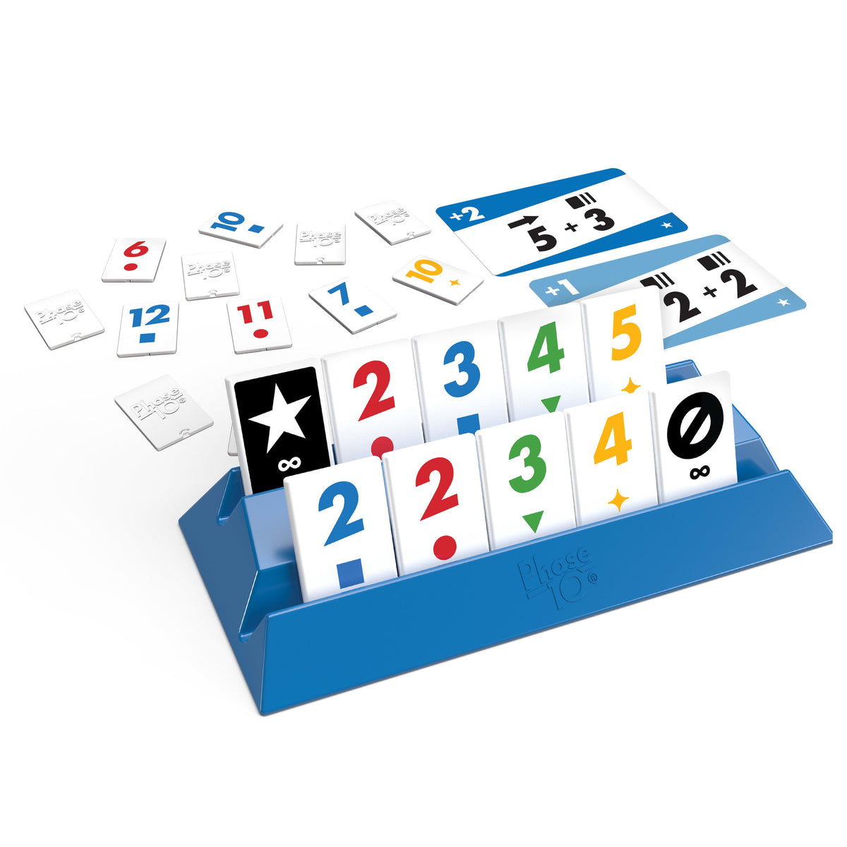 Phase 10 Tiles Game, Family Tile-Based Play With Rummy-Type Fun For 2-6 Players