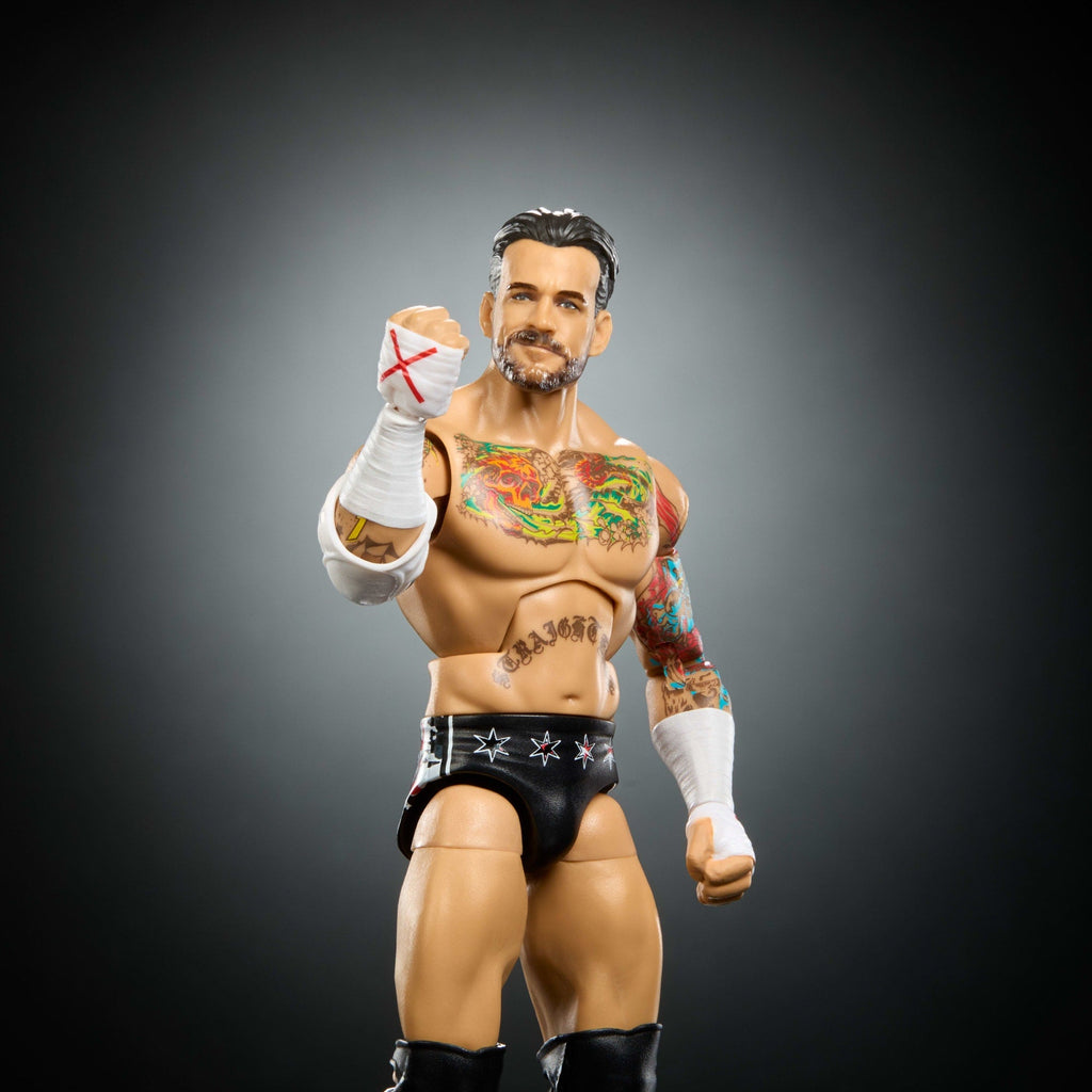 WWE Elite Collection Top Picks Cm Punk Action Figure & Accessories, 6-Inch Collectible Set