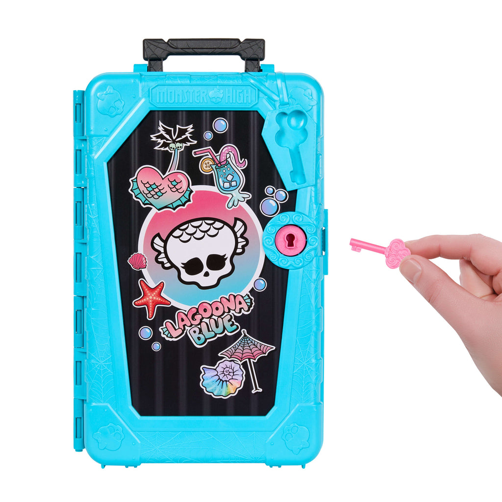 Monster High Skulltimate Secrets Gore-Geous Oasis Playset, Lagoona Blue Doll And Accessories