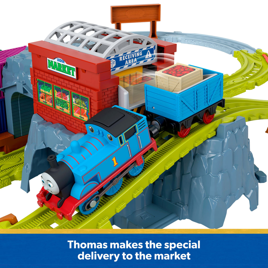 Thomas & Friends Cranky's Dockside Delivery Train Set From Fisher-Price With Motorized Thomas Engine