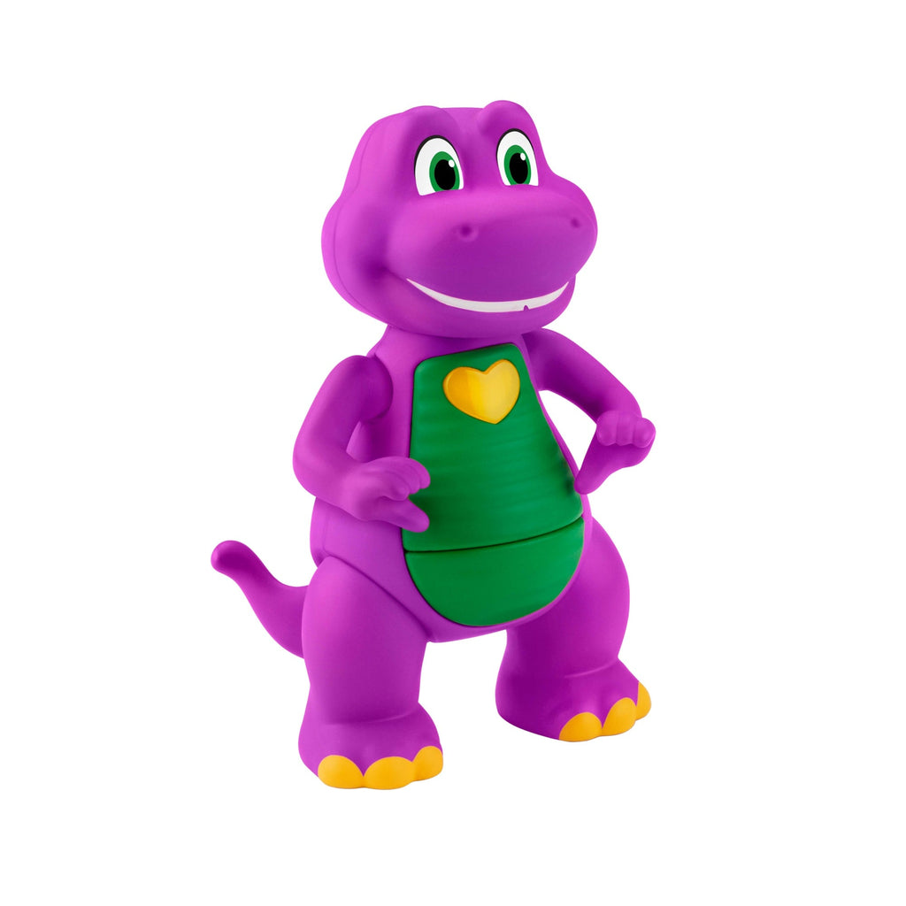 Figurine Jouet Barney Mains en Cur Le Monde de Barney de Fisher-Price Avec Musique et Lumières Pour enfants