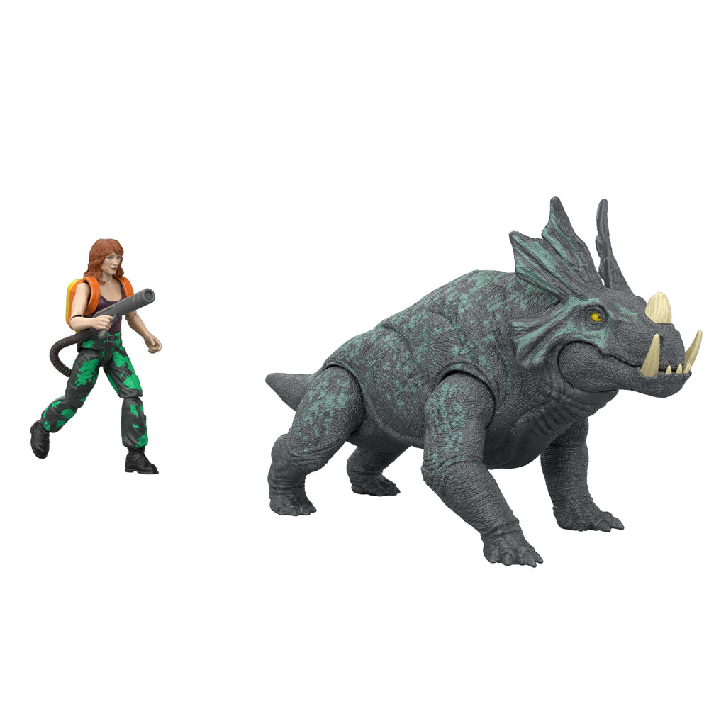 Jurassic World Legacy Collection Reimagined Claire & Gyrosphere Escape Pack With Dinosaur Figure