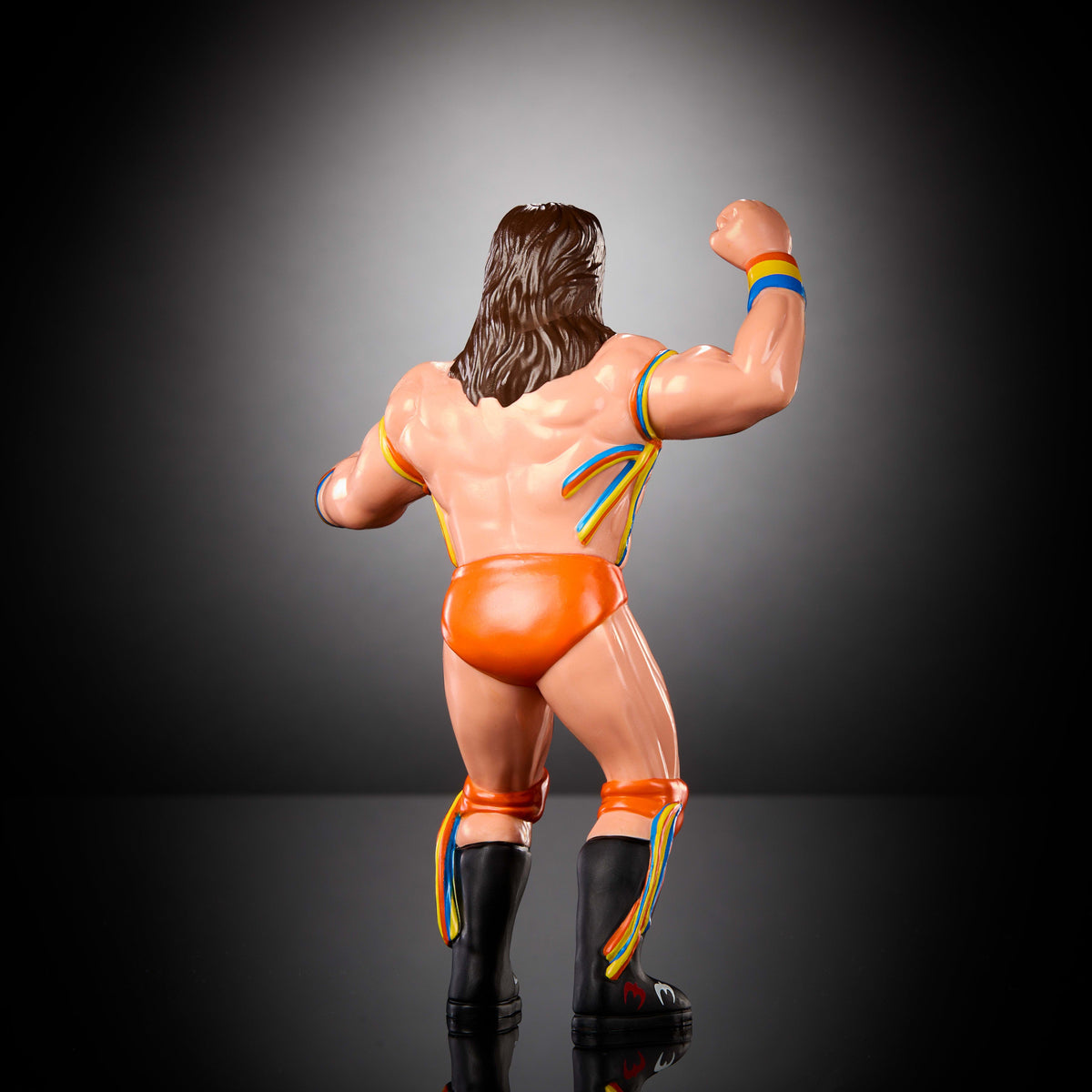Ljn WWE Superstars Ultimate Warrior Action Figure, 1980s Retro 8-inch Collectible Toy