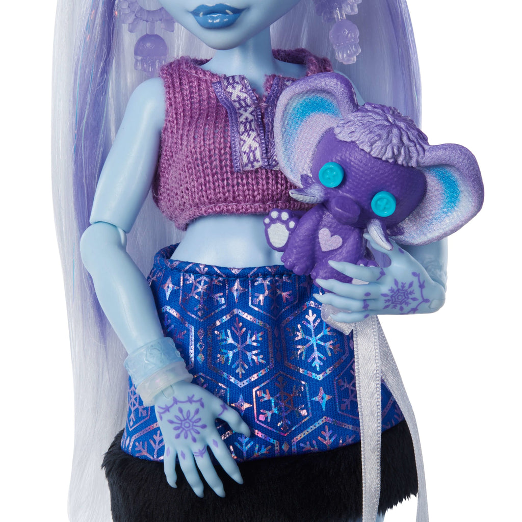 Monster High Self-Scare Secrets Abbey Bominable Fashion Doll With 13 Realistic Accessories