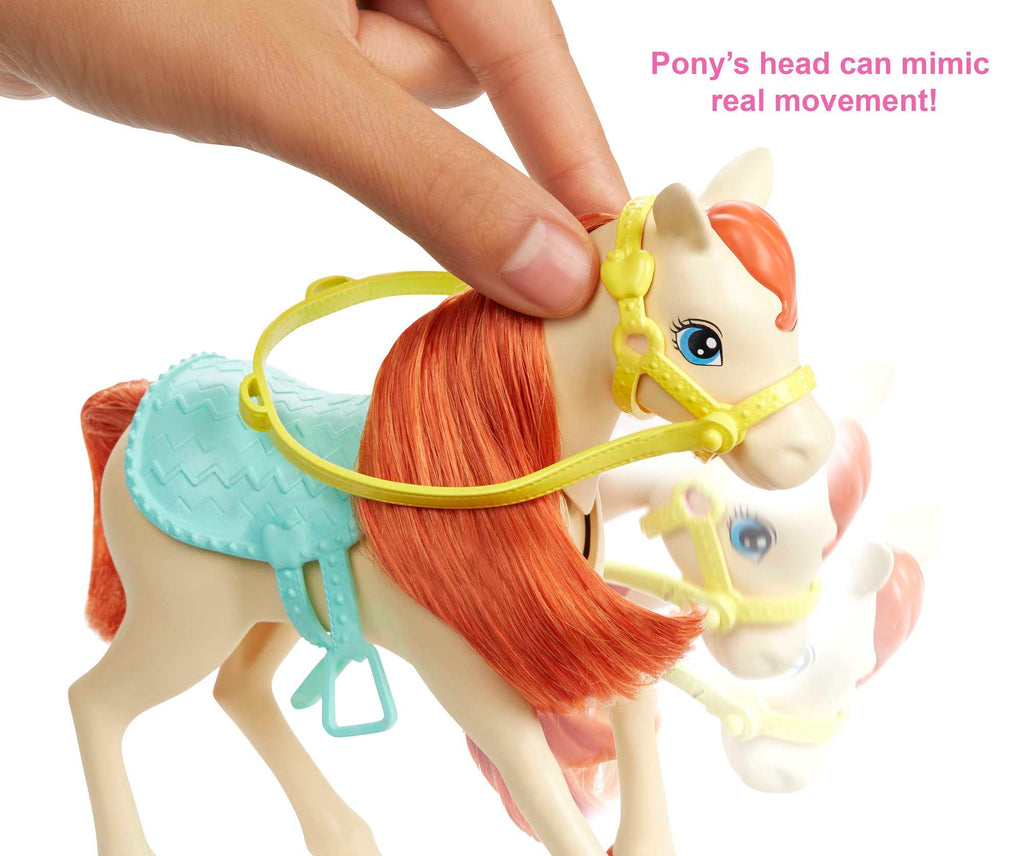 Barbie Hugs 'n' Horses With & Chelsea Dolls, Blonde Doll Playset