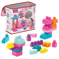 MEGA BLOKS First Builders Big Building Bag Toy Blocks With Storage Bag (80 Pieces) For Toddler