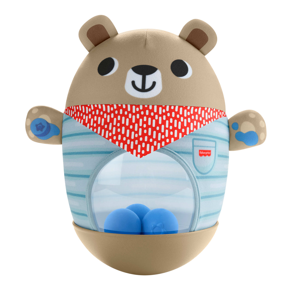 Fisher-Price Infant Juguete para Bebés Oso Empuja y Tambalea