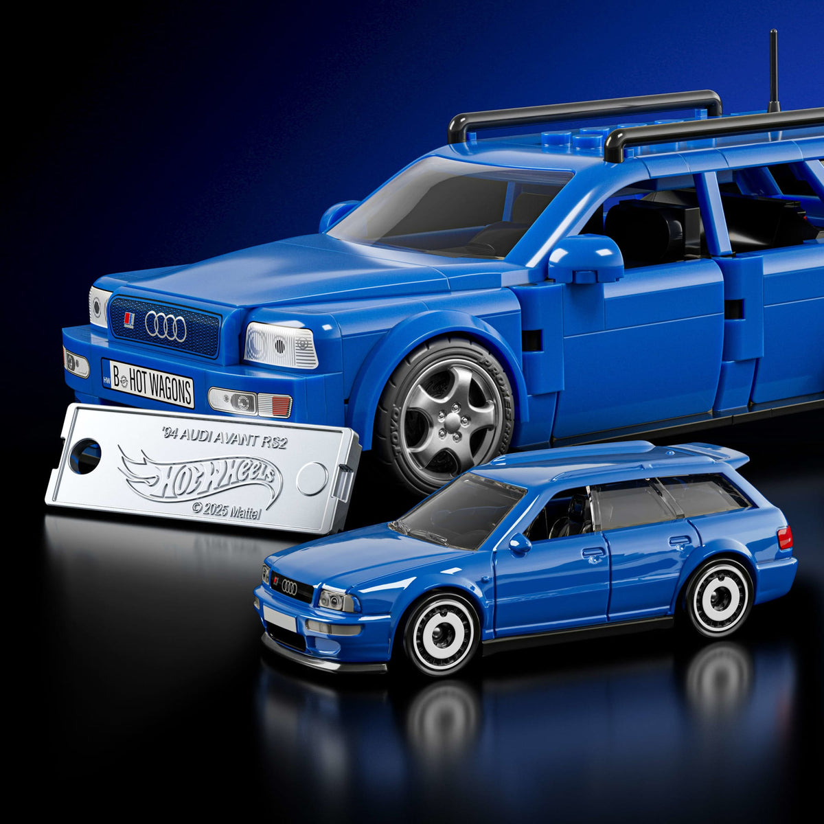 Mattel Brick Shop Hot Wheels Juguete de Construcción Speed '94 Audi Avant RS2
