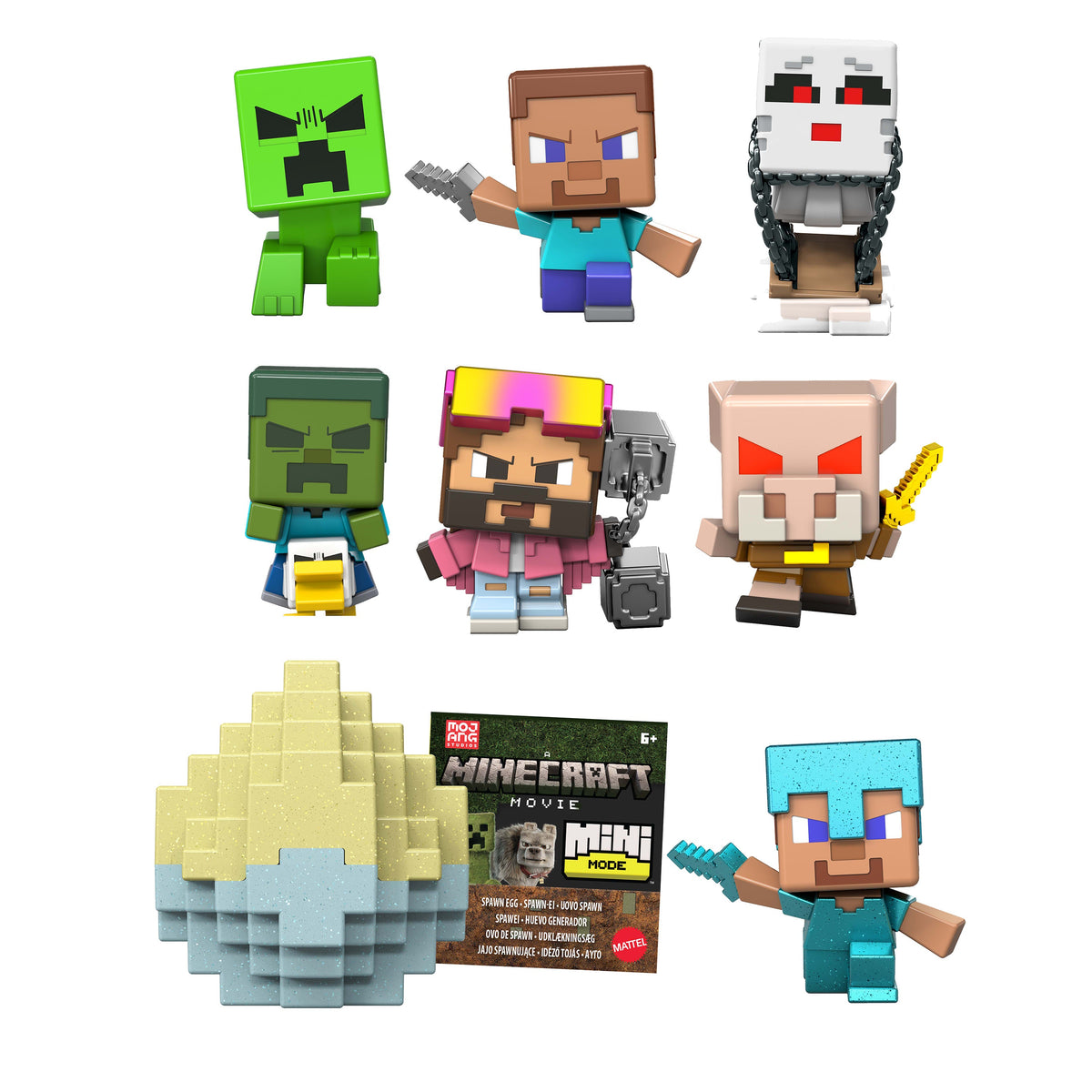 Minecraft Vanilla Figura de Acción mini huevo