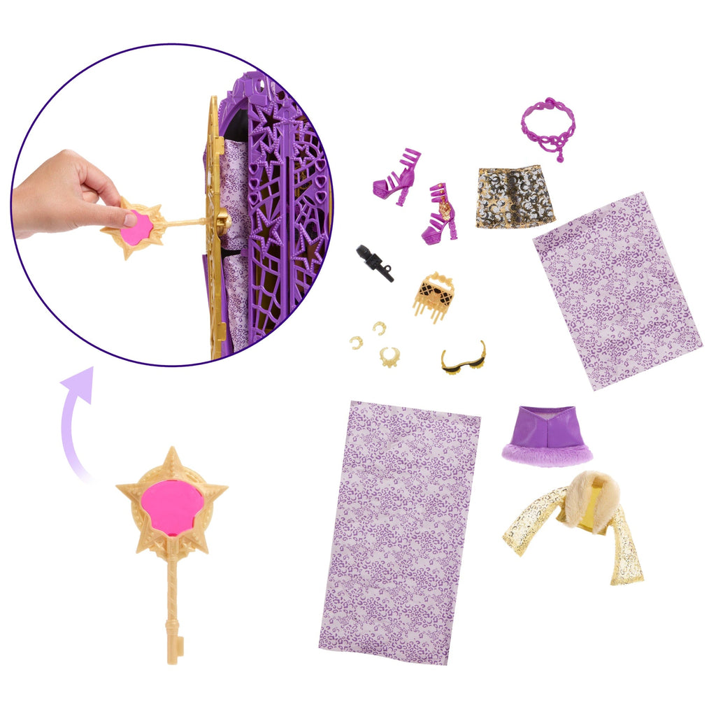 Monster High-Monstrueux Secrets Clawdeen Wolf-Coffret