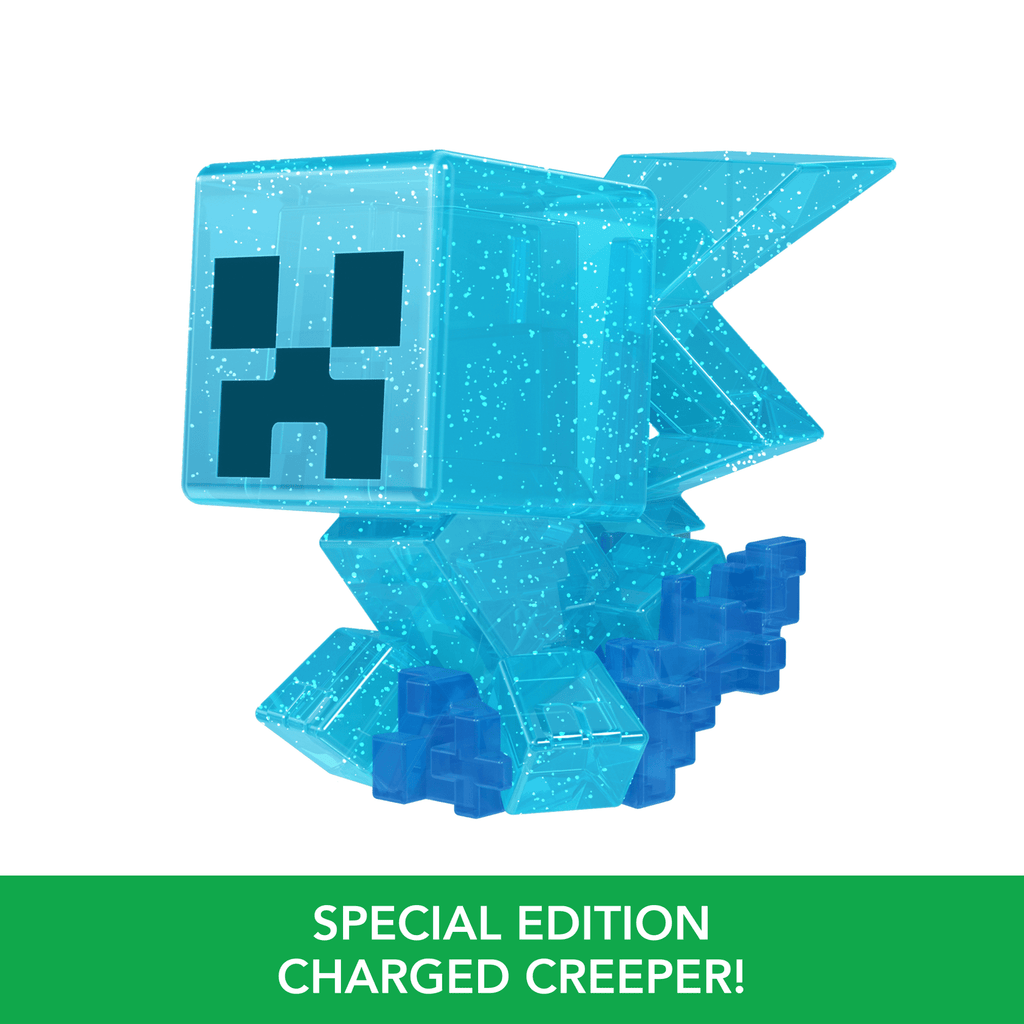 Minecraft Mini Mode Spawn Egg Figures With Surprise Reveal & Biome Theme (Characters May Vary)