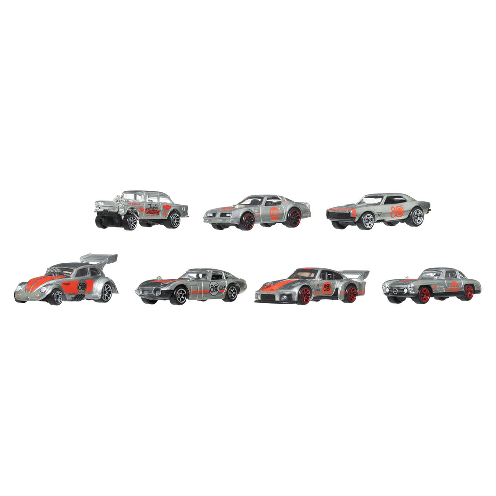 Hot Wheels Collector Vehículo de Colección Mattel 80 Aniversario Paquete de 7