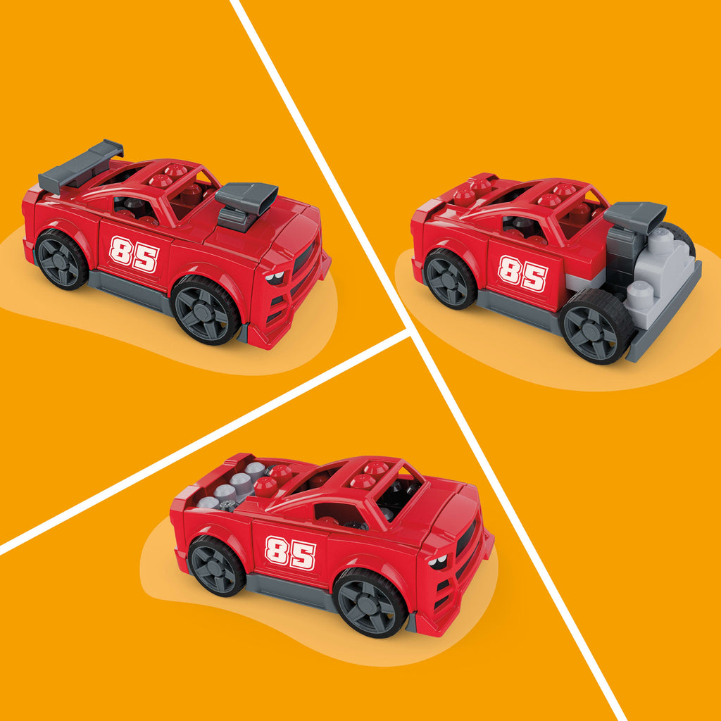 Mega Bloks Jogo de Construção 3 em 1 Carro Monte e Acelere