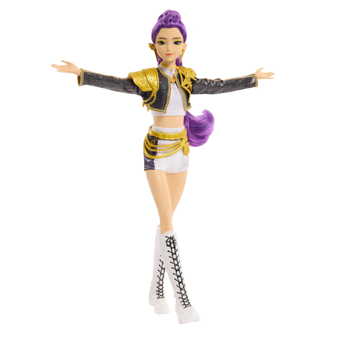 KPop Demon Hunters Boneca Rumi com canção