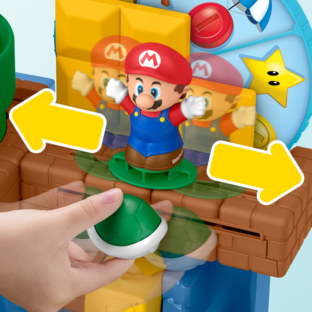 Coffret de Jeu Aventures de Mario My Mario Little People de Fisher-Price Avec 6 Figurines Pour Le Jeu Musical des Tout-Petits
