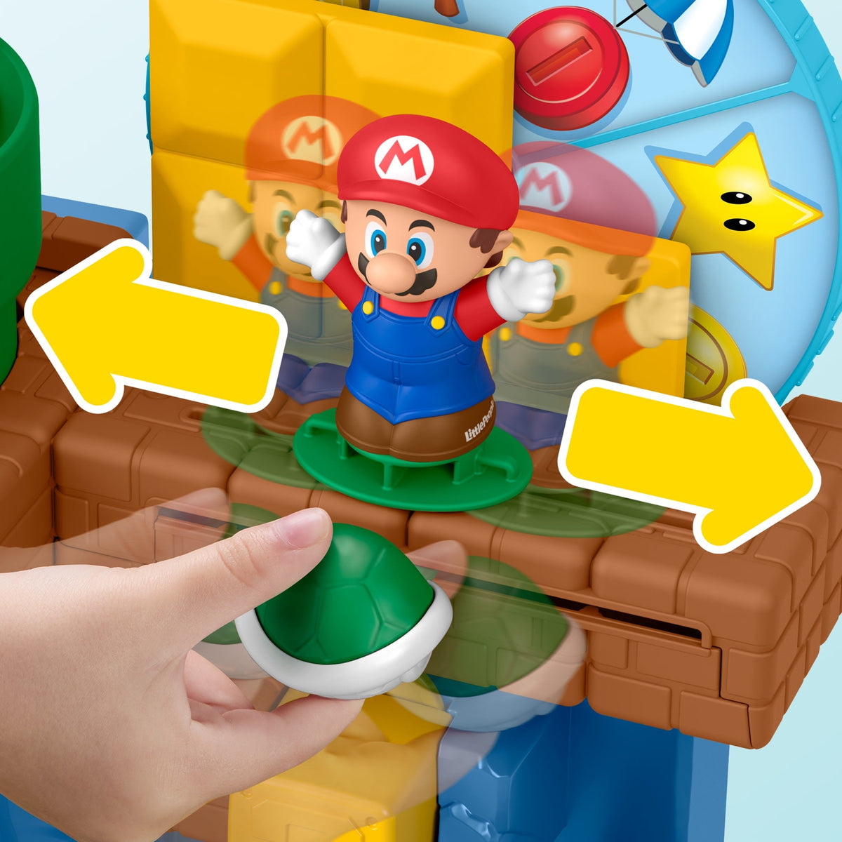 Coffret de Jeu Aventures de Mario My Mario Little People de Fisher-Price Avec 6 Figurines Pour Le Jeu Musical des Tout-Petits