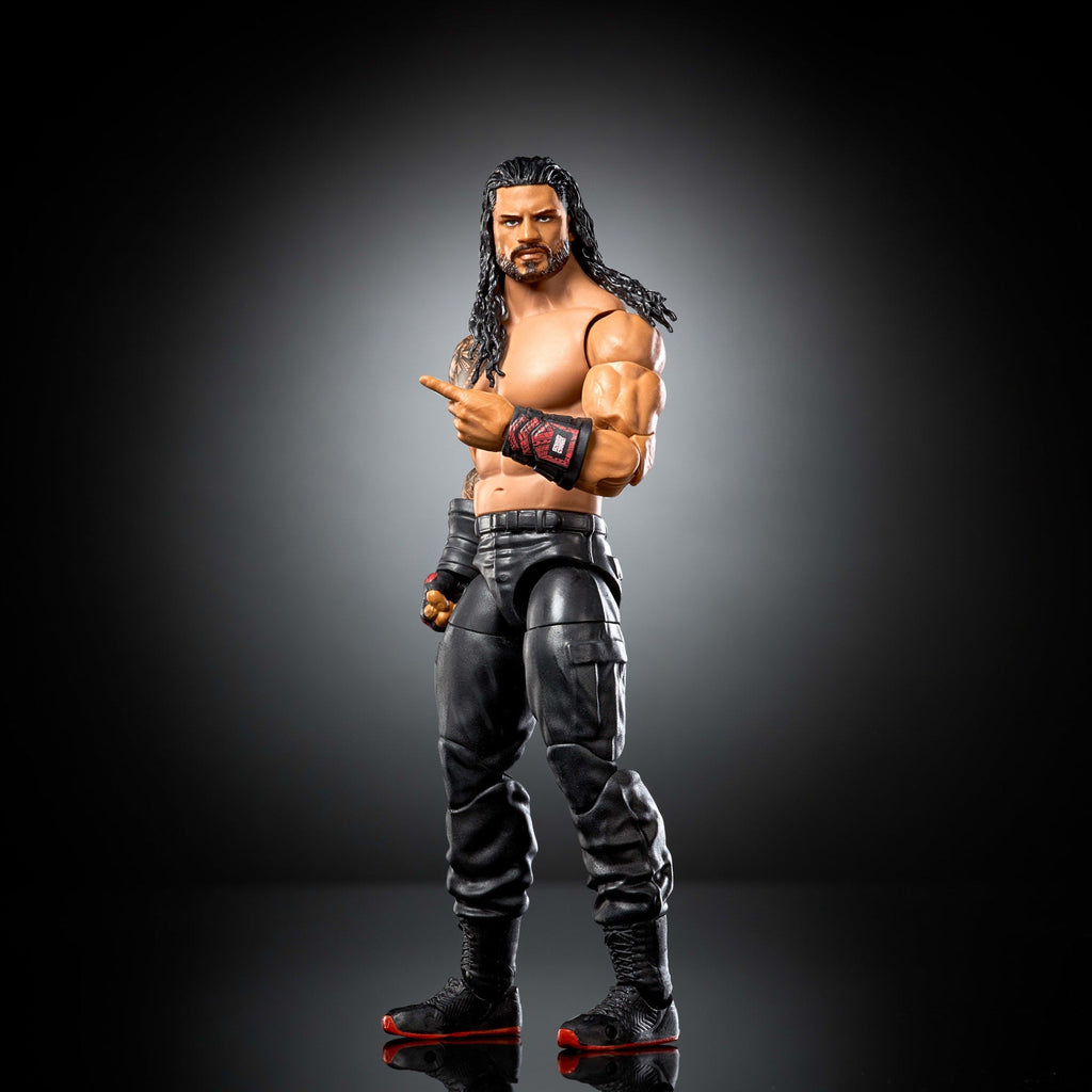 WWE Elite Roman Reigns Action Figure, Series #123 Set, 6-Inch Collectible With Accessories
