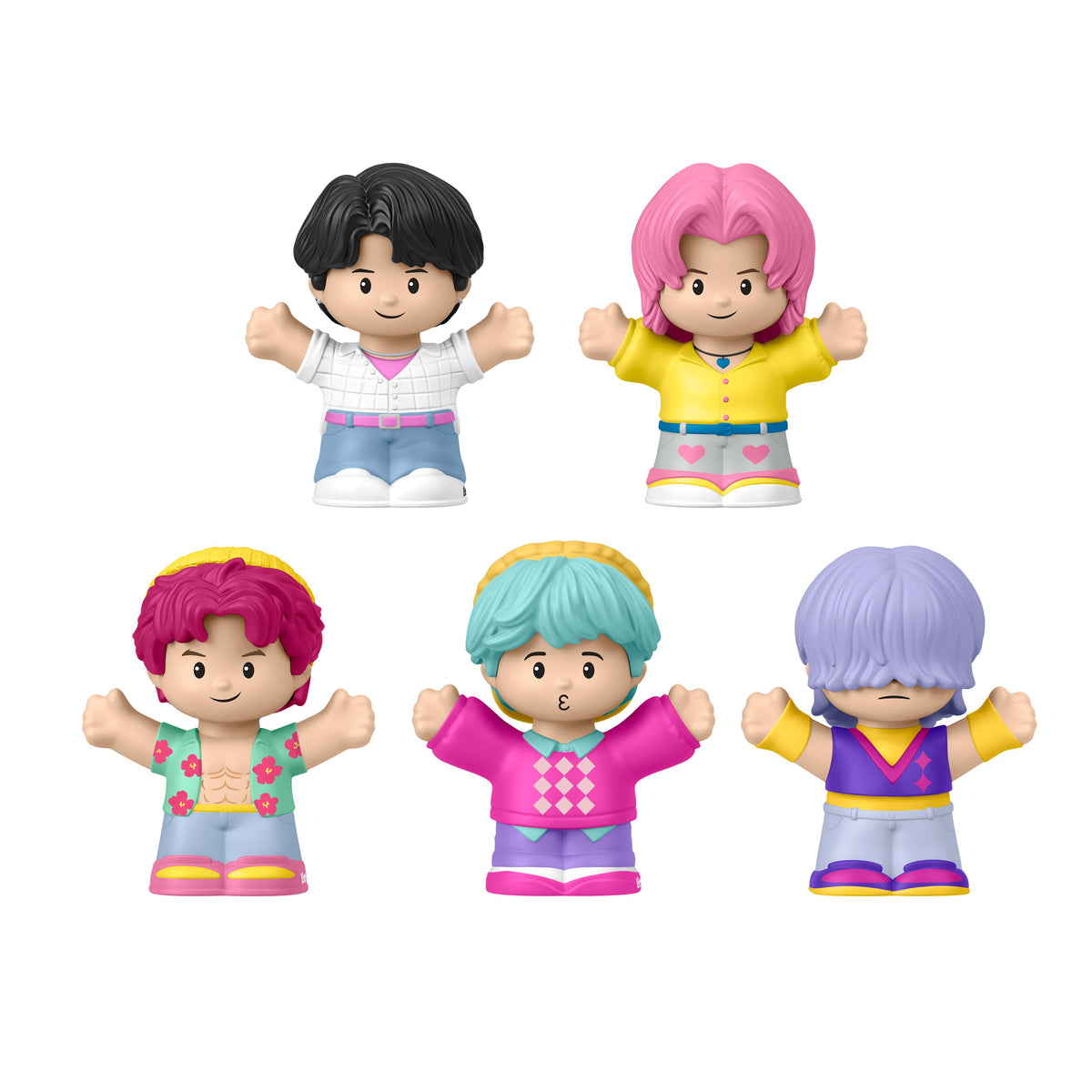 Coffret KPop demon Hunters: Saja Boys Little People Collector en Édition Spéciale, 5 Figurines