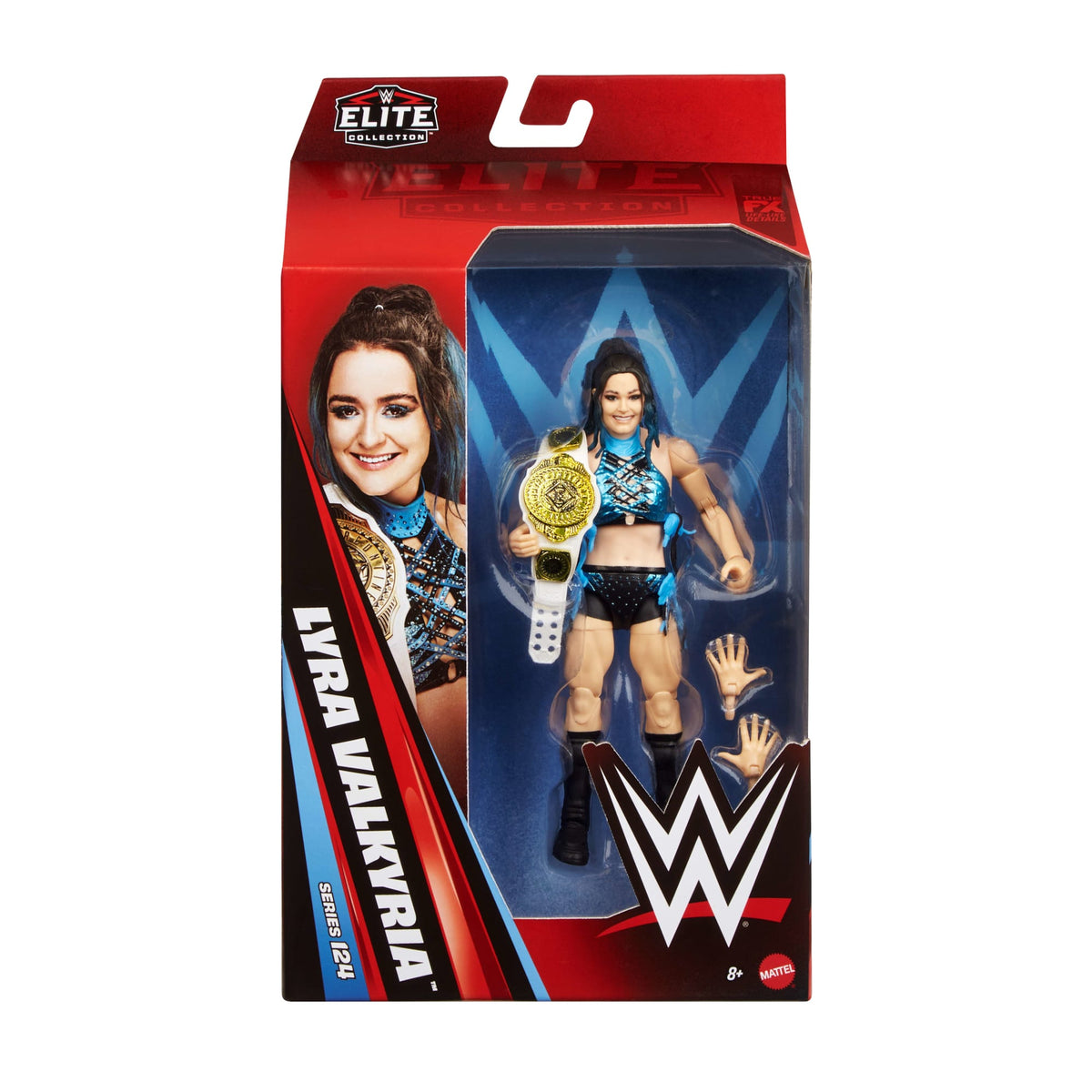 WWE Elite Lyra Valkria Action Figure, Series #124, 6-Inch Collectible With Articulation & Accessories