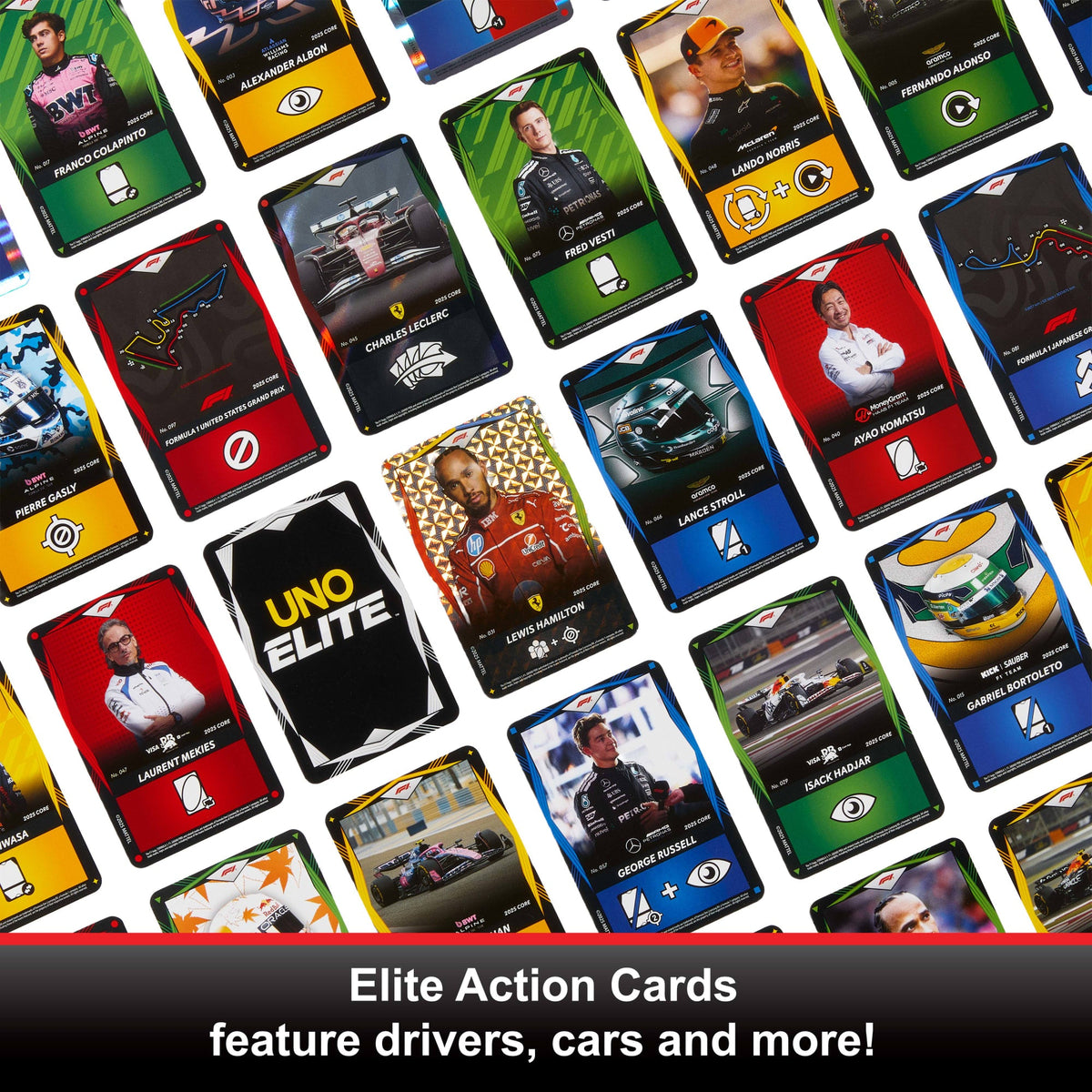 UNO Elite Formula 1 2025 Core Edition Booster Set 2 Pack