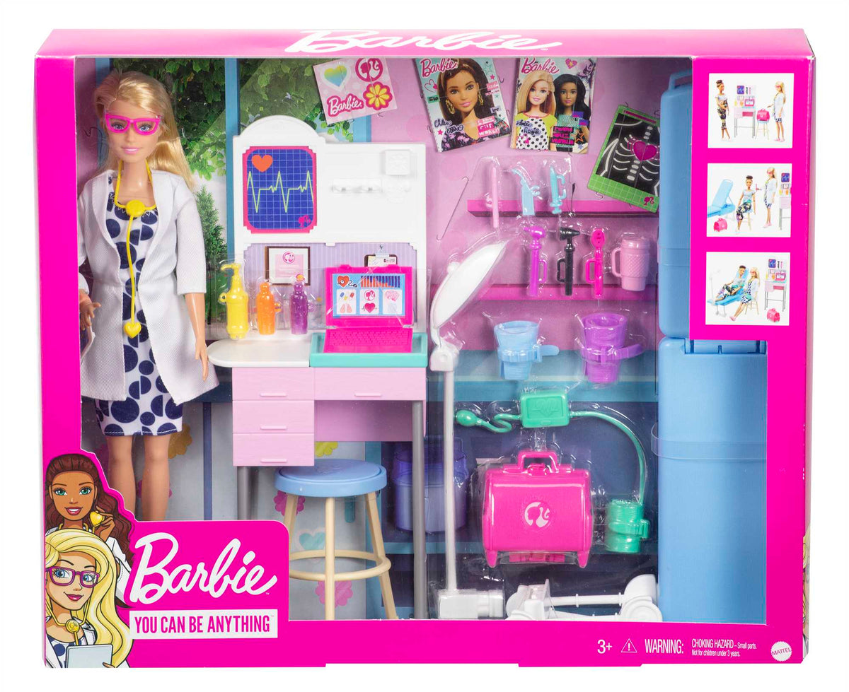 Barbie  Medical Doctor Doll And Playset