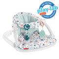 Fisher-Price Sit-Me-Up Floor Seat Portable Baby Chair With Toys, Pacific Pebble