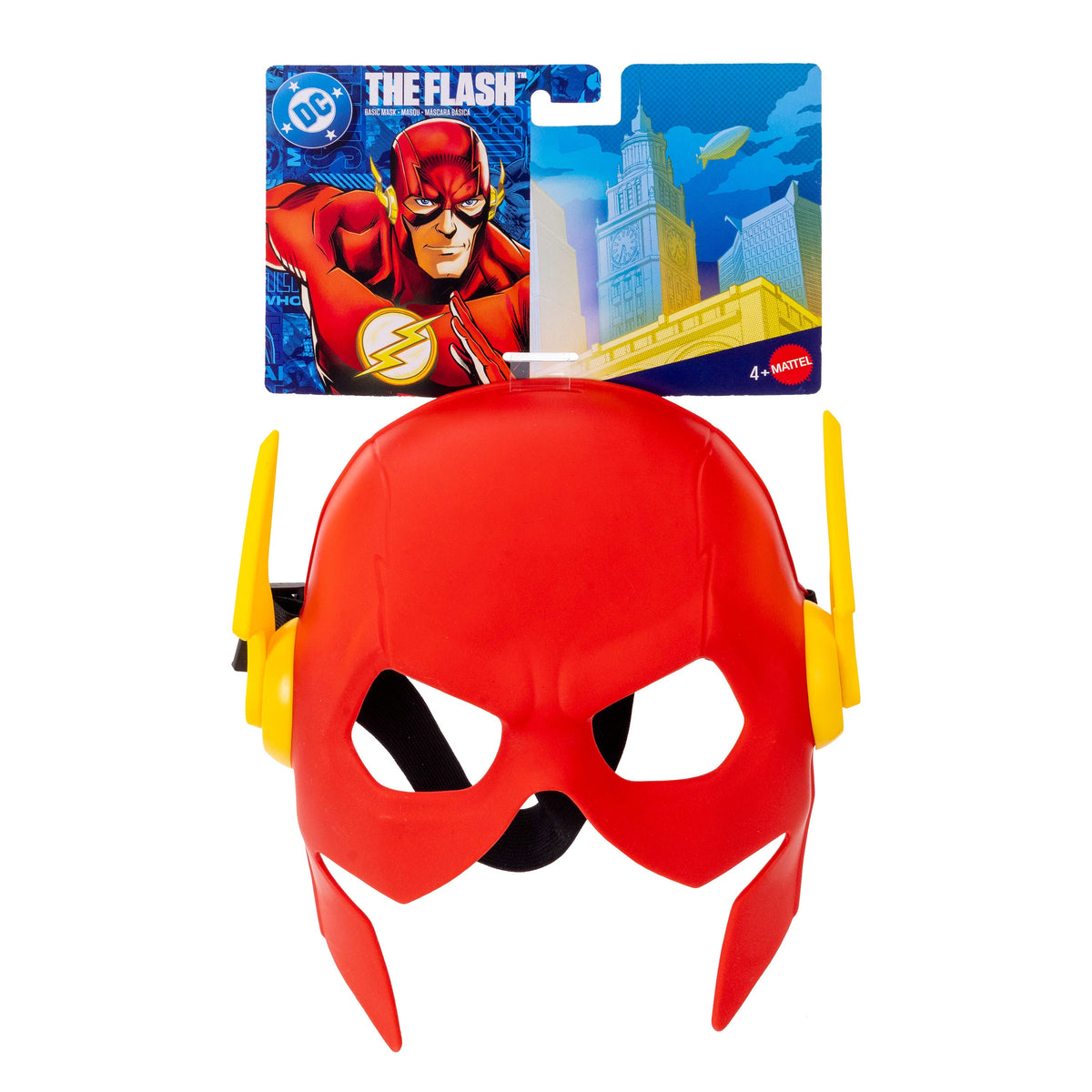DC Premier Kids Superhero Masks, Key Characters, Role Play Face Covering With Elastic Strap