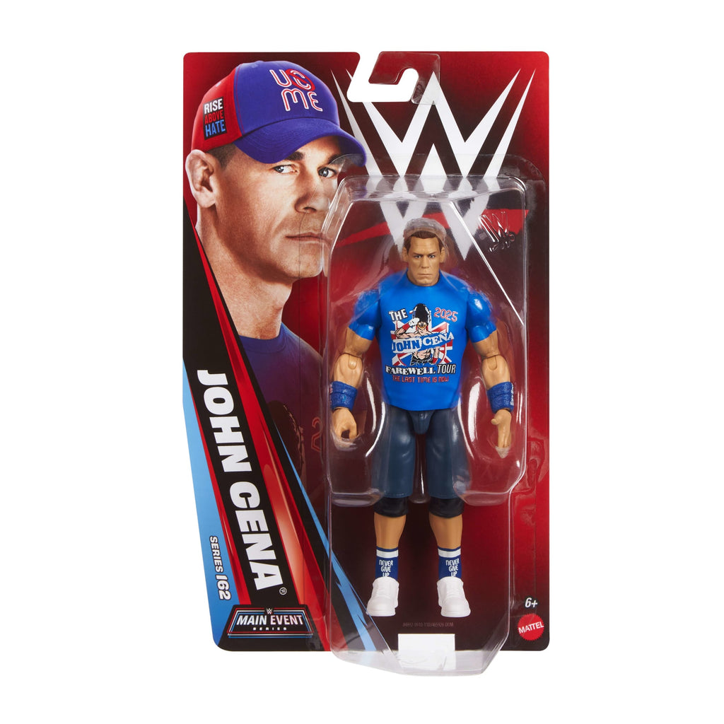WWE John Cena Action Figure, Main Event Series #162, 6-Inch Collectible With Articulation