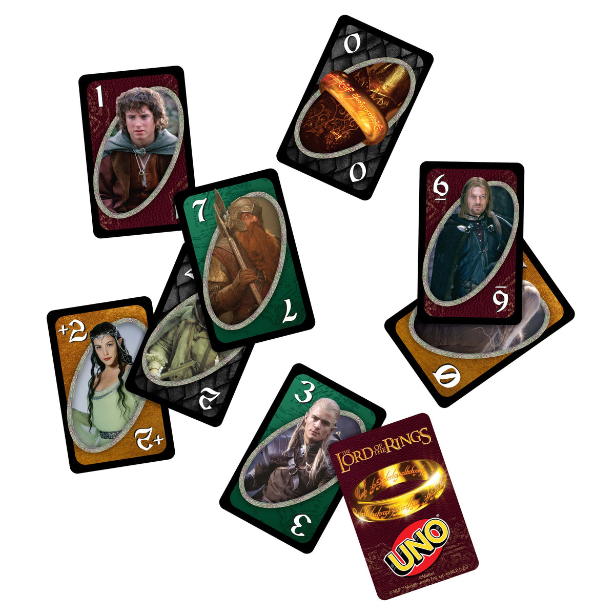 UNO Juego de Cartas Señor de los Anillos