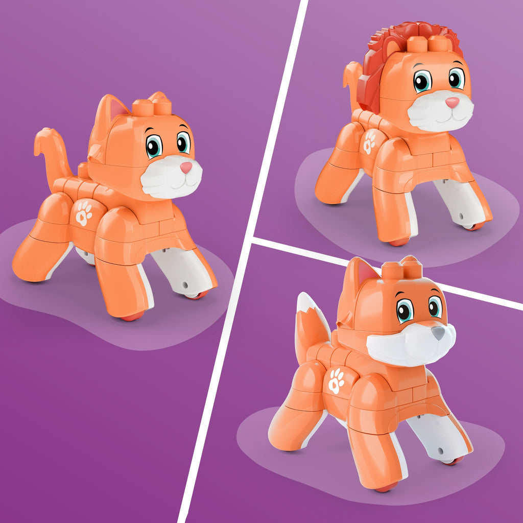 Mega Bloks Mega Bloks Juguete de Construcción 3 en 1 Gatito Andante