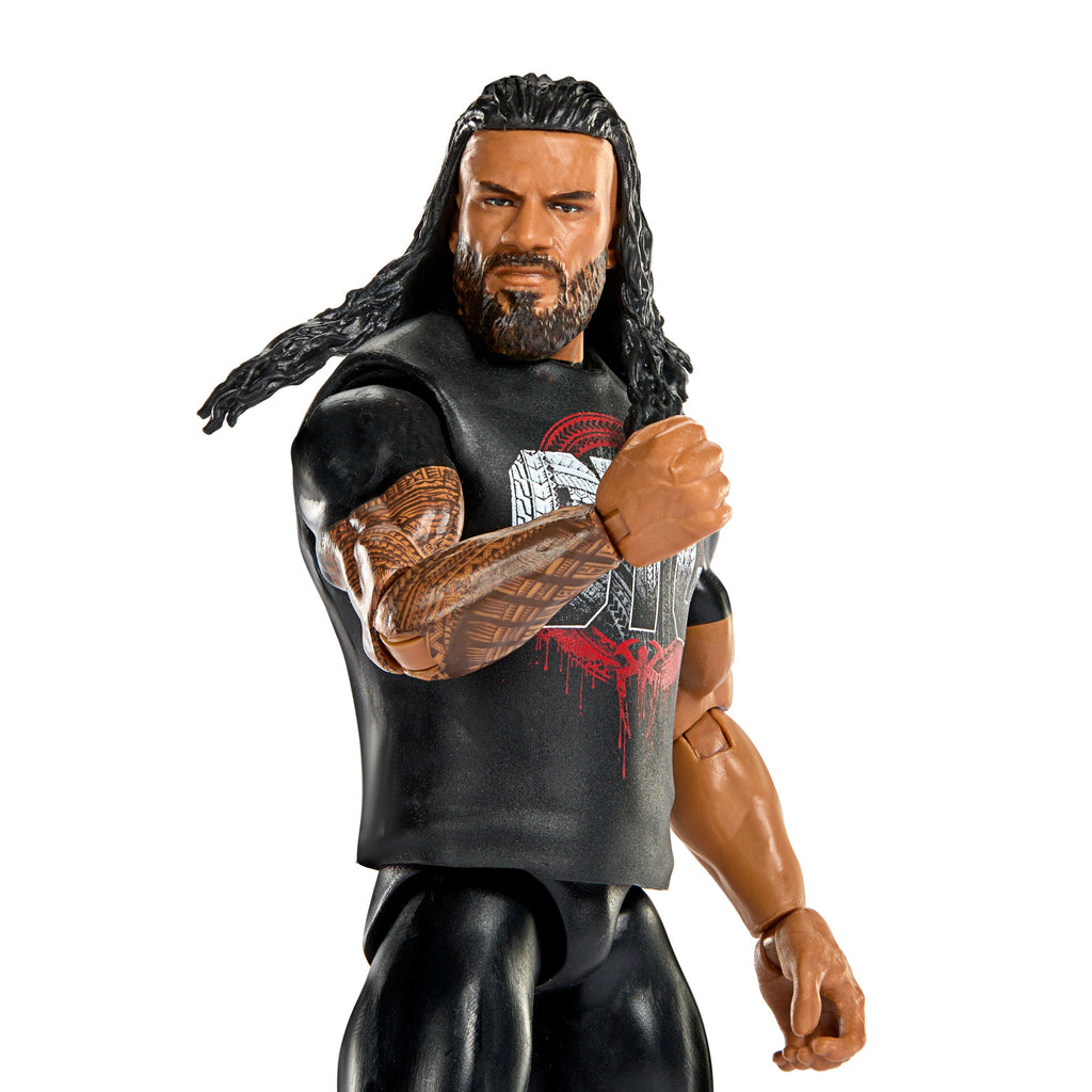 WWE Roman Reigns Action Figure, Main EVent Series #160, 6-inch Collectible With Articulation