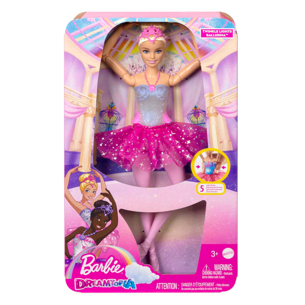Barbie-Dreamtopia Ballerine Lumières Scintillantes-Poupée Blonde