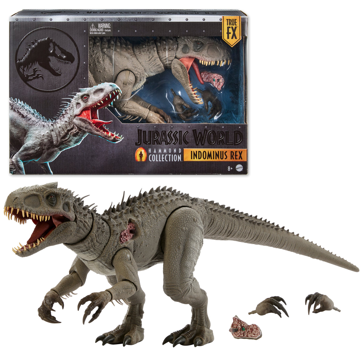 Jurassic World Hammond Collection indominus Rex Deluxe Articulated Action Figure Large Size