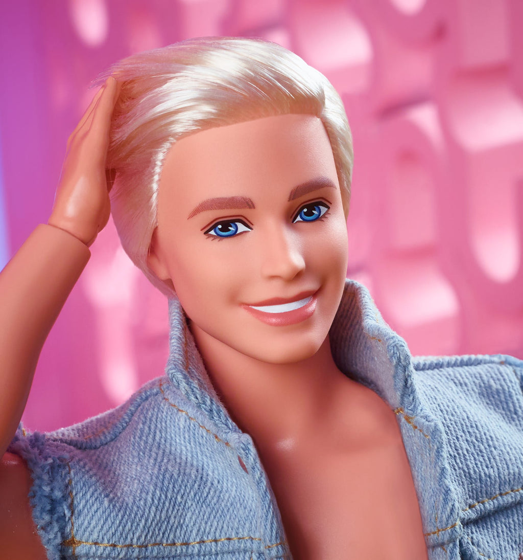 Barbie the Movie Collectible Ken Doll Wearing Denim Matching Set