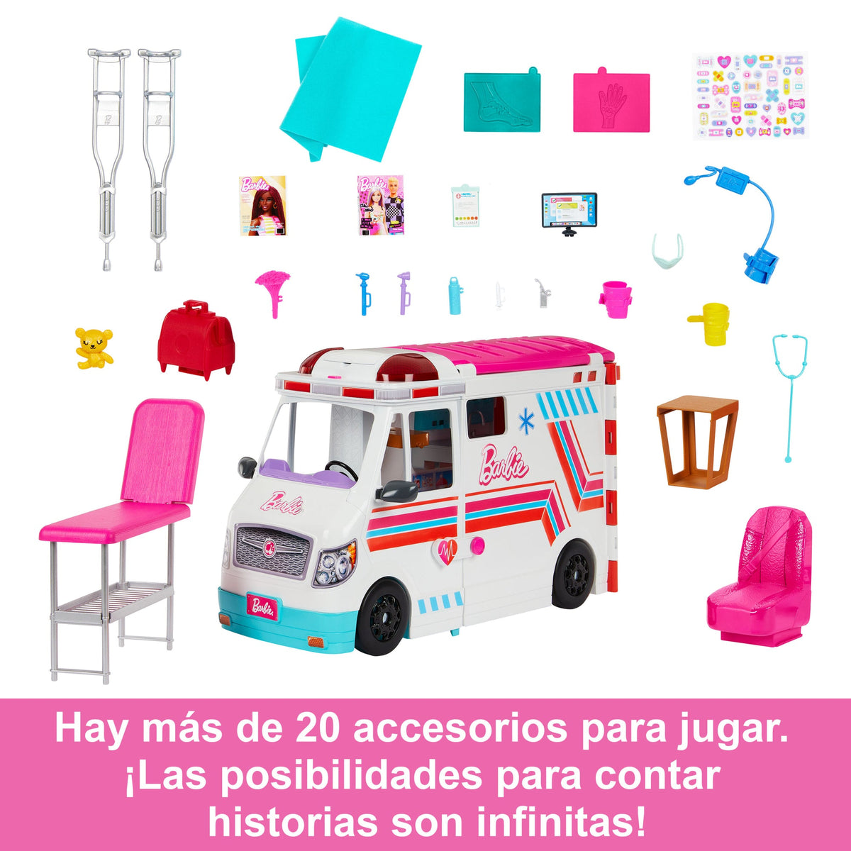 Barbie Profesiones Set de Juego Clínica de Atención Médica